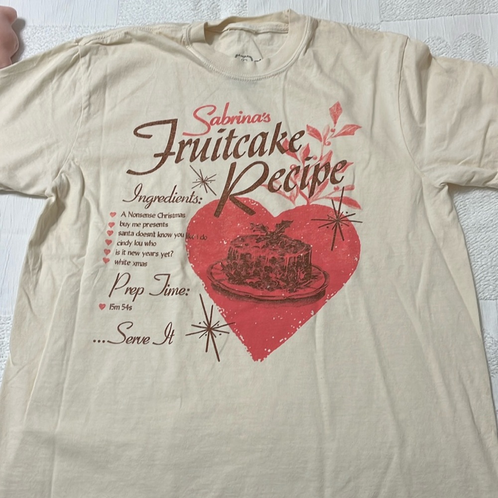 Sabrina carpenter fruitcake shirt